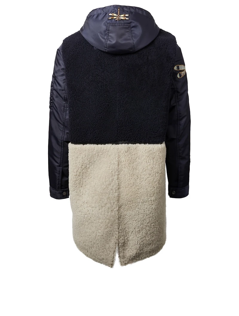Dragonfly Shearling Coat