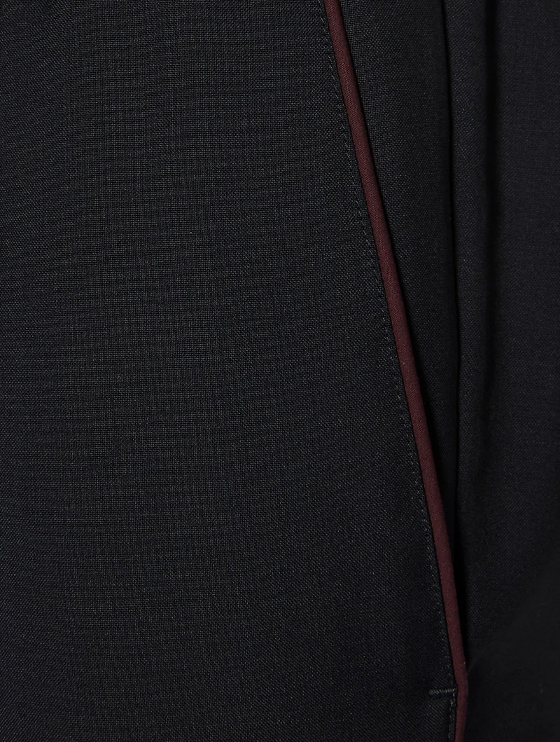 Wool Pants With Stripe