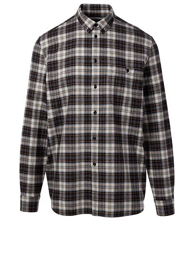 Save Our Souls Wool And Cashmere Shirt Check