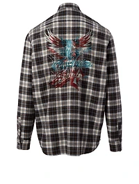 Save Our Souls Wool And Cashmere Shirt Check