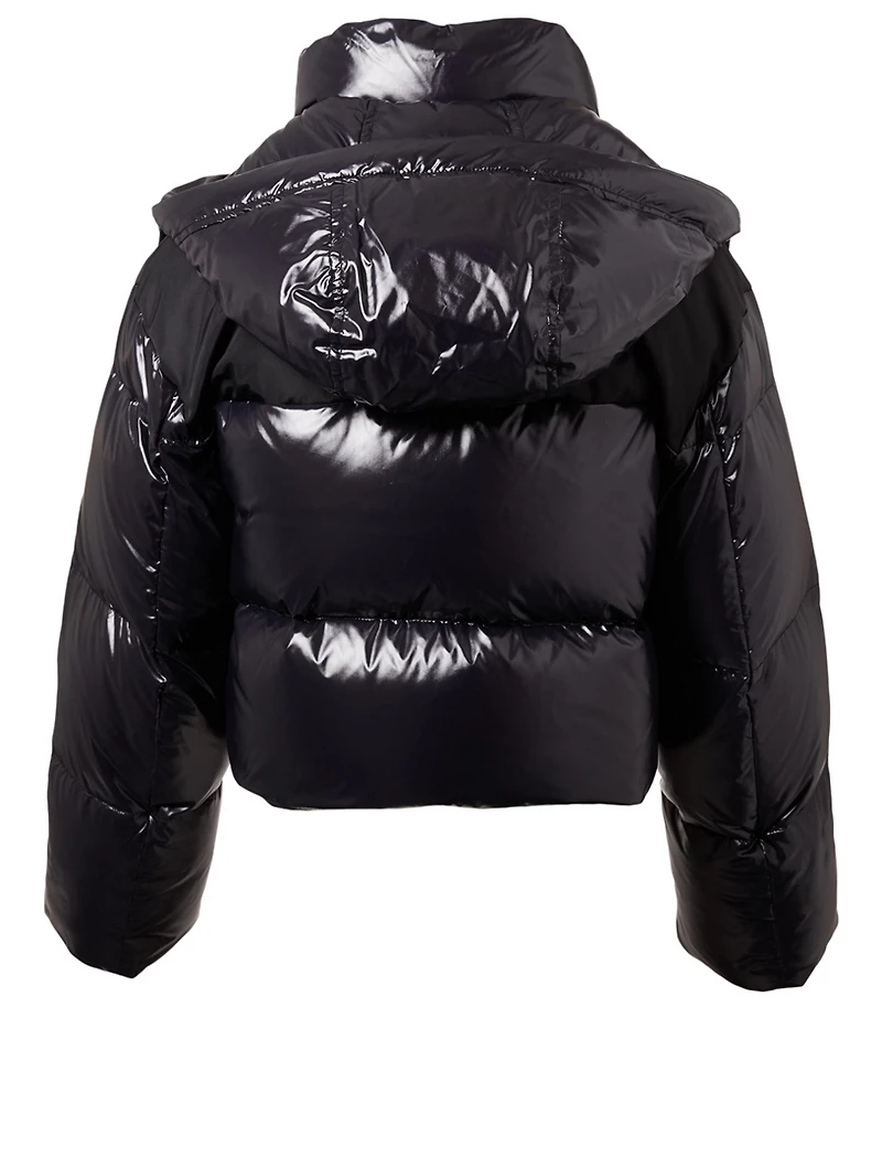 Short Logo Puffer Jacket