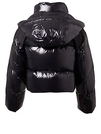 Short Logo Puffer Jacket