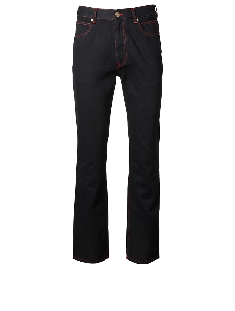 Dennis Hopper High Rise Straight Jeans