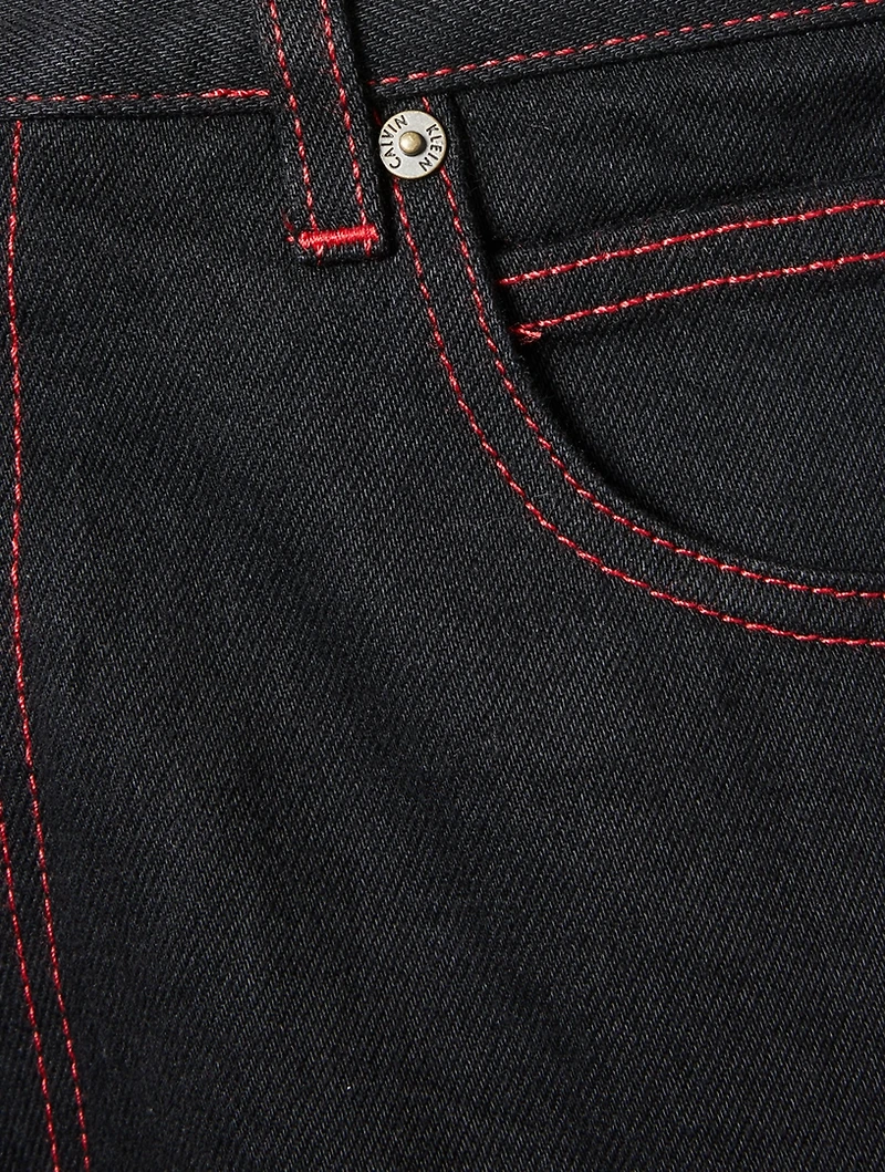 Dennis Hopper High Rise Straight Jeans