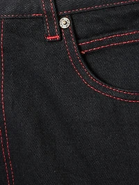 Dennis Hopper High Rise Straight Jeans