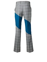 Wool Colourblock Pants