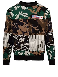 Camo Jacquard Sweater
