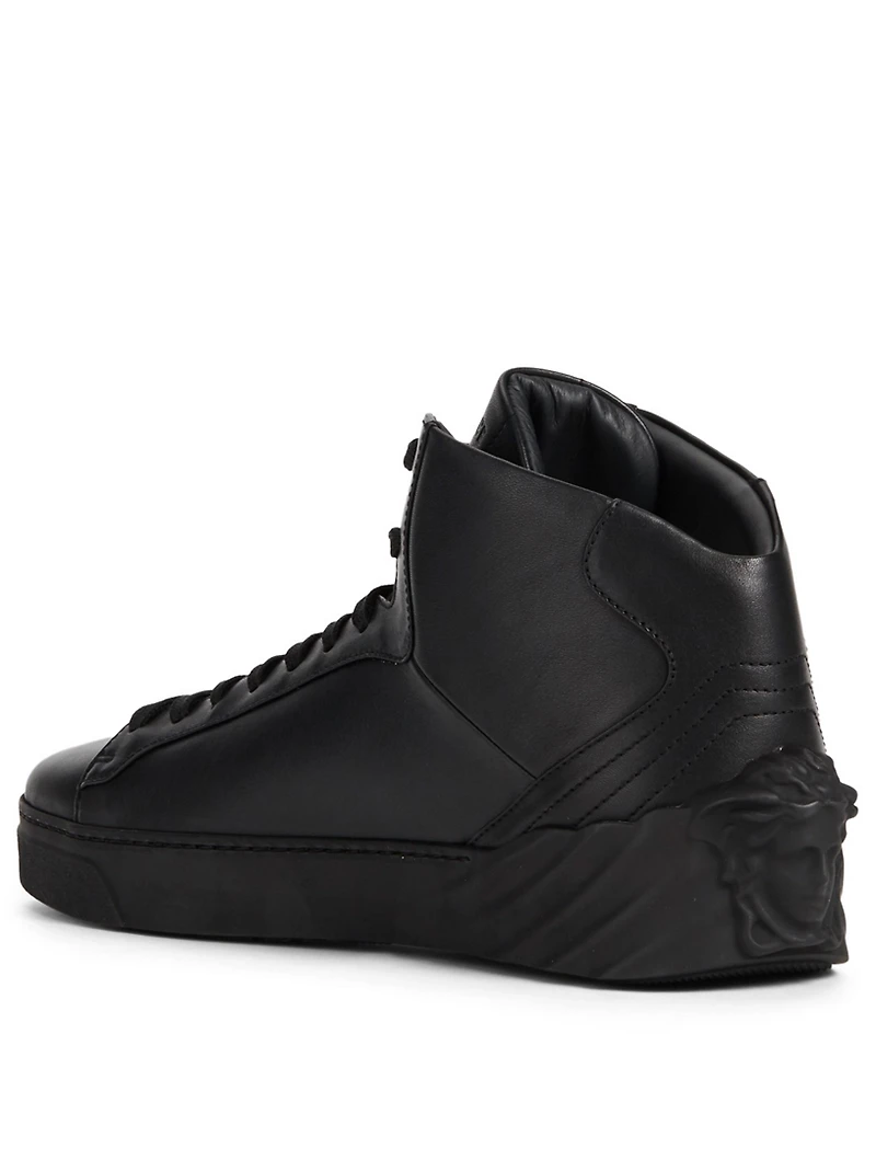 Leather Platform Sneakers