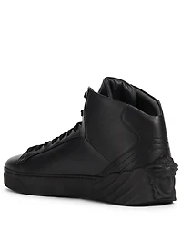 Leather Platform Sneakers