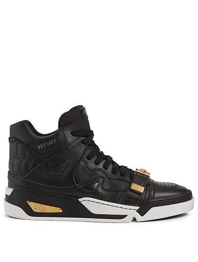 Leather Platform Sneakers