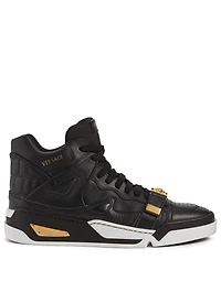 Leather Platform Sneakers