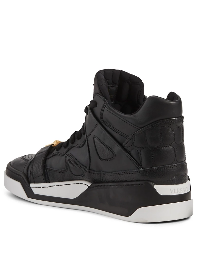 Leather Platform Sneakers