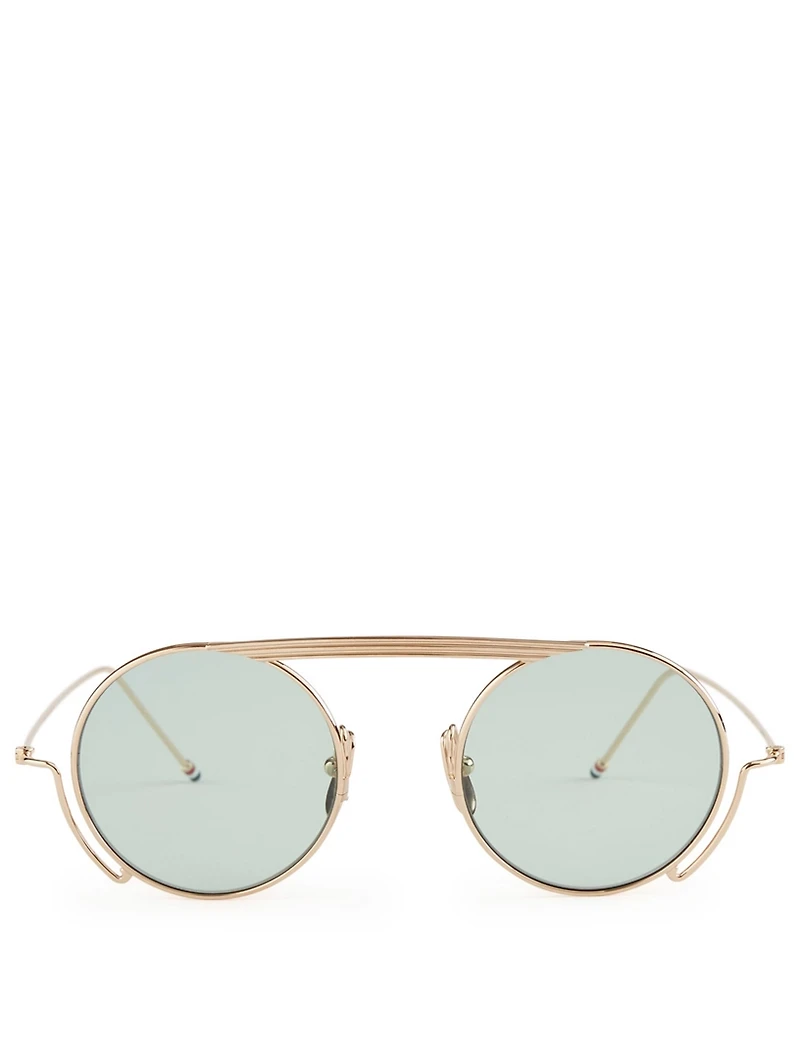 Round Aviator Sunglasses