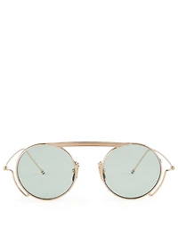 Round Aviator Sunglasses