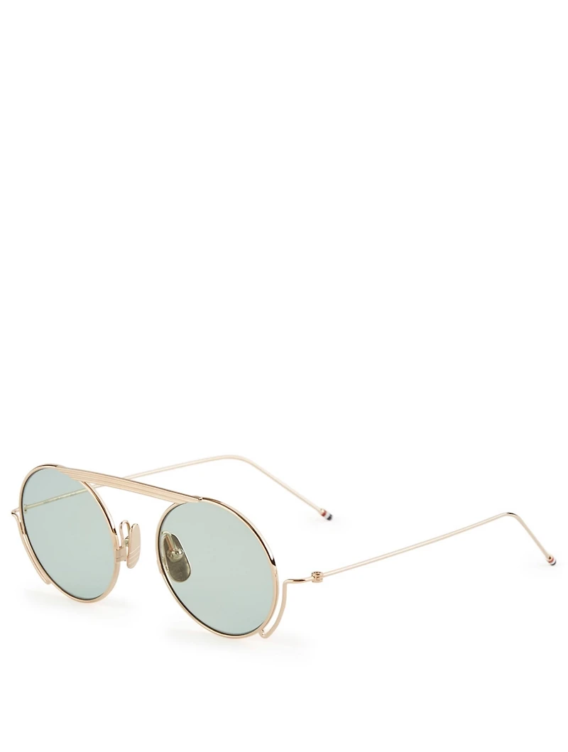 Round Aviator Sunglasses