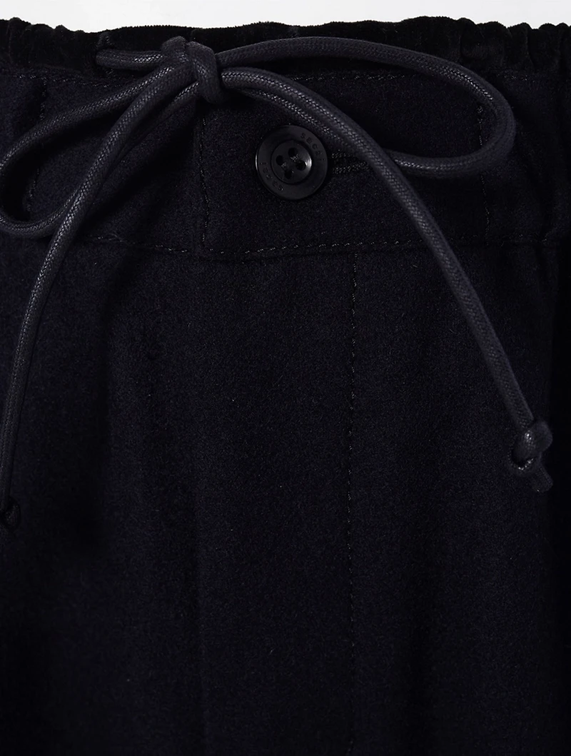Melton Wool Sweatpants