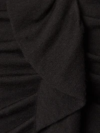Joca Wool Jersey Ruffled Skirt
