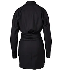 Nolla Virgin Wool Shirt Dress
