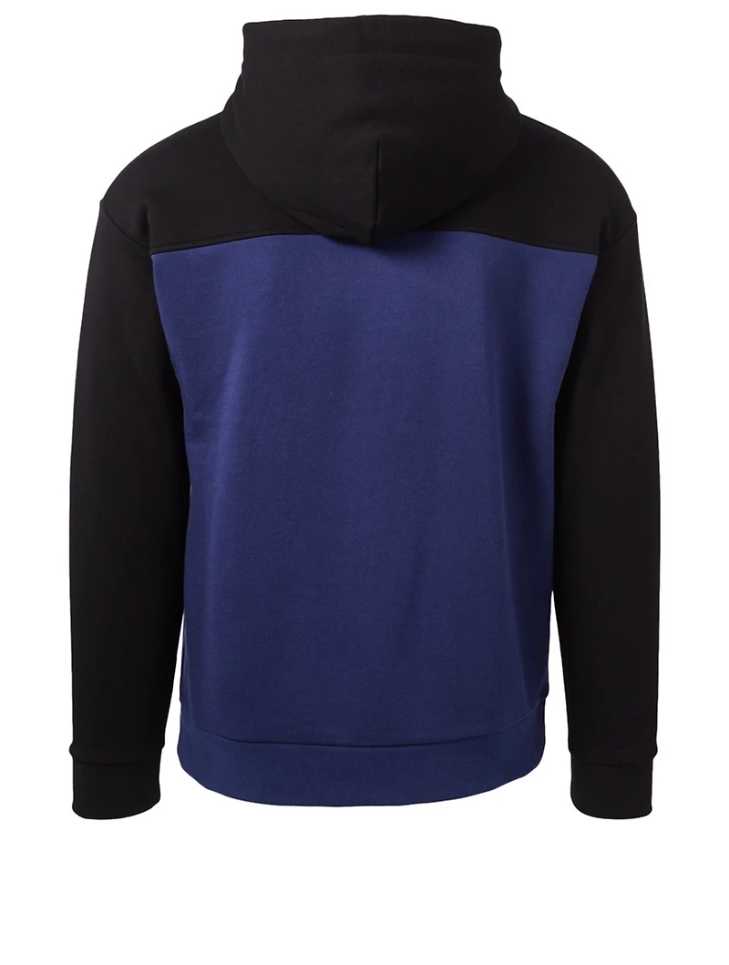 Towelling Band Hoodie With Logo