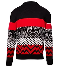 Wool And Mohair Sweater Mixed Print