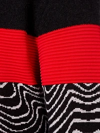 Wool And Mohair Sweater Mixed Print