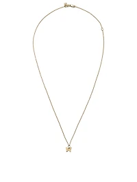 Tiny Pure 14K Yellow Gold Butterfly Charm Necklace