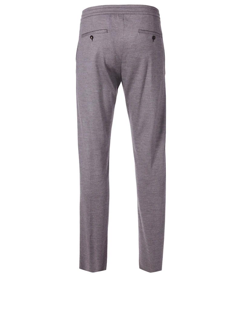 Wool Drawstring Jeans