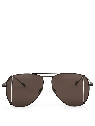 Cut Aviator Sunglasses