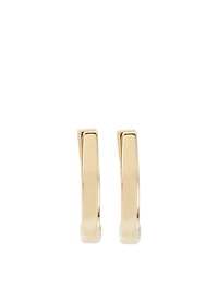 Mini Huggie 14K Yellow Gold Earrings