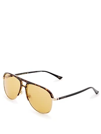Two-Tone Aviator Sunglasses