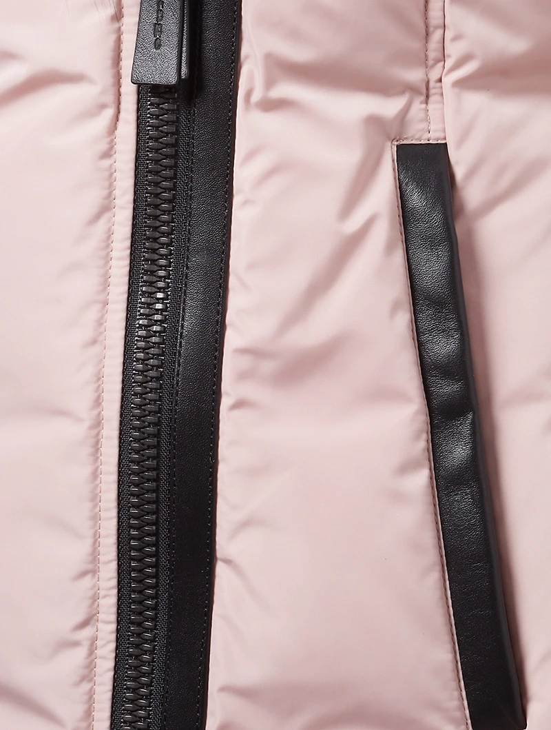 Adali-X Down Coat With Fur Hood
