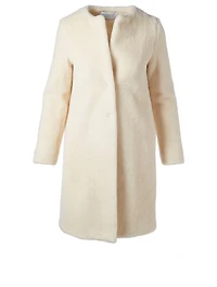 Alpaca Blend Teddy Coat