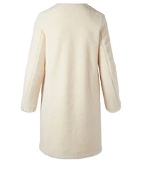 Alpaca Blend Teddy Coat