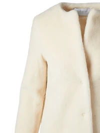 Alpaca Blend Teddy Coat