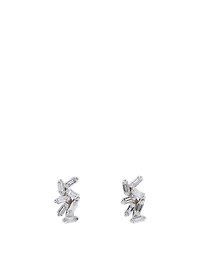 Fireworks 18K White Gold Earrings With Diamonds