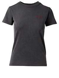 T-Shirt With Upside Down Logo