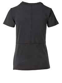 T-Shirt With Upside Down Logo