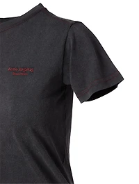 T-Shirt With Upside Down Logo