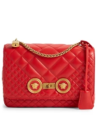 Medium Icon Quilted Leather Shoulder Bag