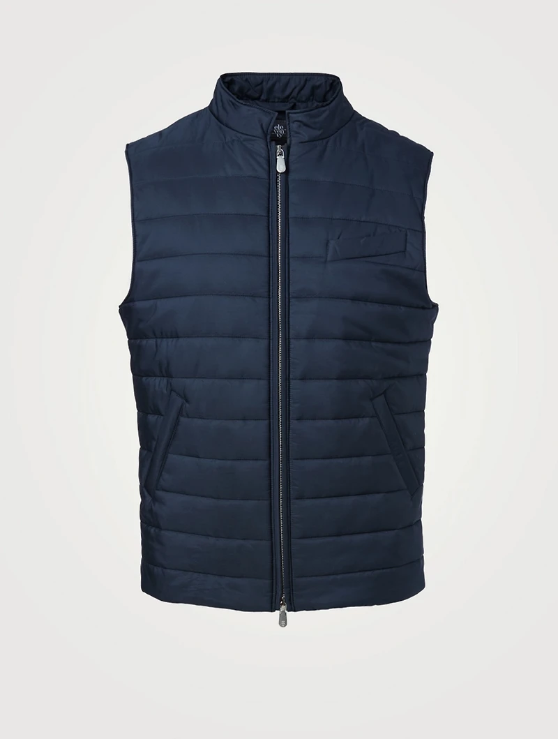 Nylon Brushed Zip Vest