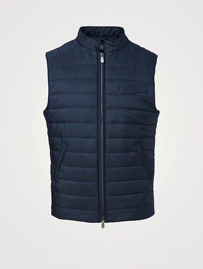 Nylon Brushed Zip Vest