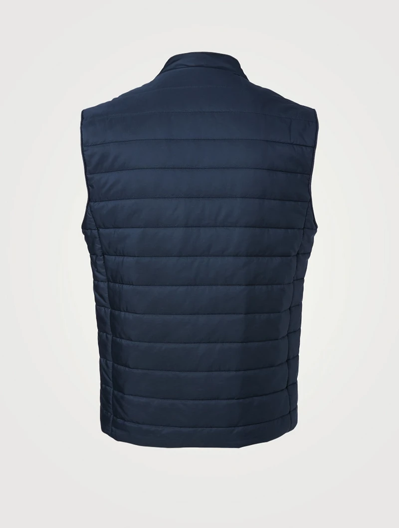 Nylon Brushed Zip Vest