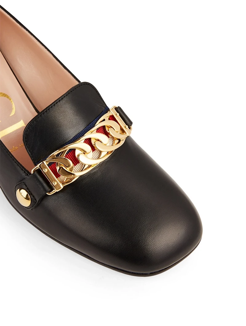 Sylvie Leather Pumps