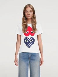 Double Mixed Heart T-Shirt