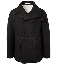 Wool Double-Breasted Field Jacket