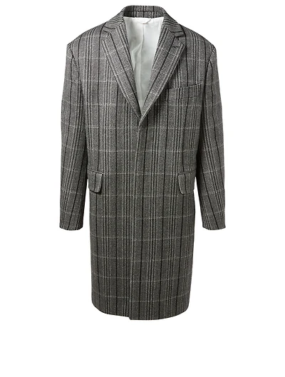 Wool Oversized Coat Check