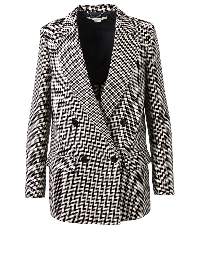 Milly Tweed Double-Breasted Jacket