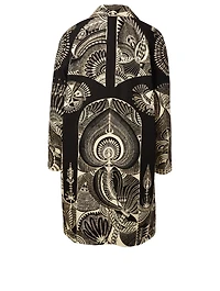 Ranja Canvas Coat In Folkloric Print