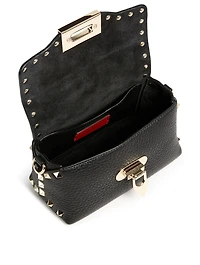 Mini Rockstud Leather Crossbody Bag