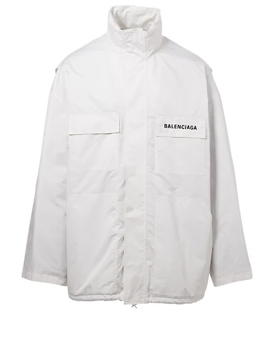 Windbreaker Jacket With Logo Pocket
